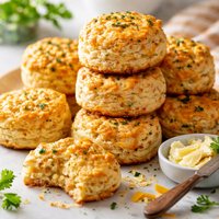 Fluffy Cheddar Biscuits