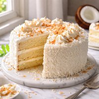 Fluffy Coconut Cake