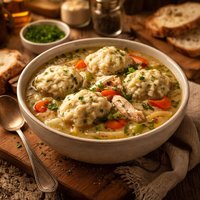 Fluffy Dumpling Chicken Soup