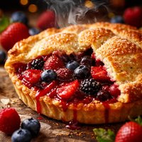 Fluffy Fruity Pie