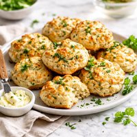 Fluffy Herb Drop Biscuits