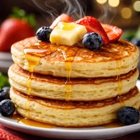 Fluffy Kefir Pancakes