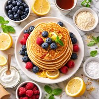 Fluffy Lemon Pancakes Gfcf