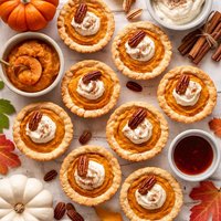 Fluffy Pumpkin Tartlets