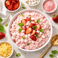 Fluffy Strawberry Jello