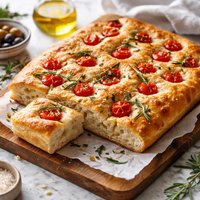 Focaccia Using Bread Machine for the Dough