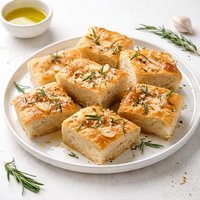 Focaccia with Garlic Rosemary