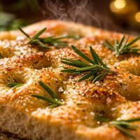 Focaccia with Rosemary and Olive Oil Topping