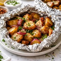 Foil Packet Grilled Potatoes