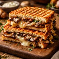 Fontina Mushroom Panini
