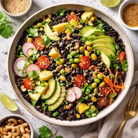 Forbidden Black Rice Salad