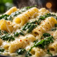 Four Cheese Pasta Florentine