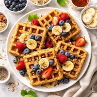 Four Grain Pancakes or Waffles