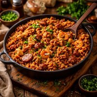 Four Meat Jambalaya