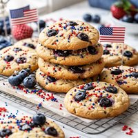 Fourth of July Blueberry Softbakes