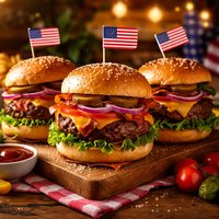 Fourth of July Burgers
