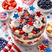 Fourth of July Trifle Fireworks