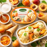 Fragrant Apricot Ice Cream Verikoka Pagota Aromatika