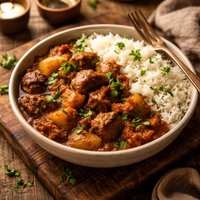 Fragrant Beef Curry with Rice