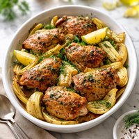 Fragrant Chicken Thighs and Fennel