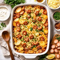 Frank and Potato Bake