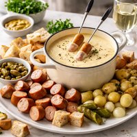 Frankfurter Fondue
