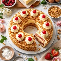 Frankfurter Kranz Buttercream Filled Cake