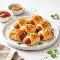 Franks in Blanks Blankets or Hot Dog Puffs