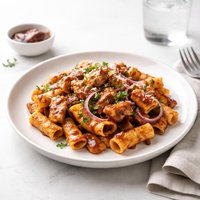 Freezer Barbecue Chicken Pasta