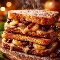 French Apple Raisin Sandwiches