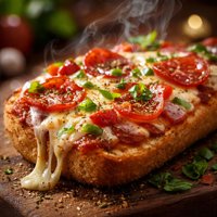 French Bread Pizza a Step Up