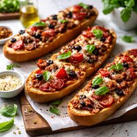 French Bread Pizza Rustica