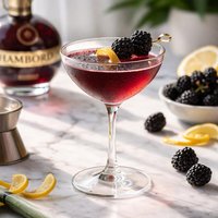 French Chambord Martini