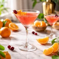 French Cosmopolitan with Mandarin Orange
