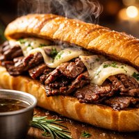 French Dip Beef Sandwich