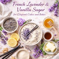 French Lavender and Vanilla Sugar for Elegant Cakes and Bakes