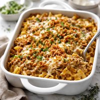 French Onion Beef Noodle Bake