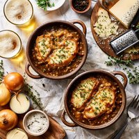 French Onion Soup with Beer
