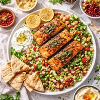 French Oriental Salmon Grill