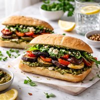 French Roasted Vegetable Sandwiches