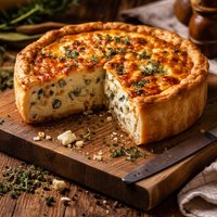 French Roquefort Flan