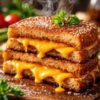 French Toast Cheddar Sandwiches