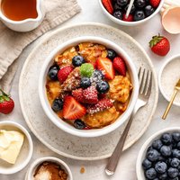 French Toast Custard Casserole for 1