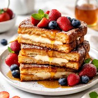 French Toast Stuffed with Cream Cheese