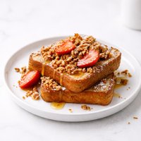 French Toast with a Crunchy Topping