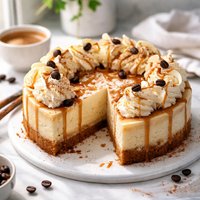French Vanilla Cappuccino Cheesecake