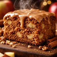 Fresh Apple Cake Optional with Brown Sugar Icing
