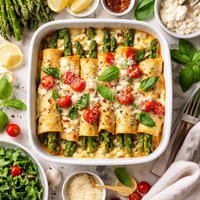 Fresh Asparagus Cannelloni