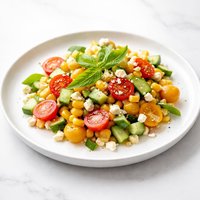 Fresh Basil Corn Salad