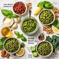 Fresh Basil Pesto with Variations